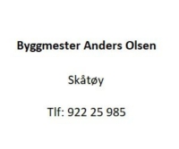 Byggmester Anders Olsen Skåtøy